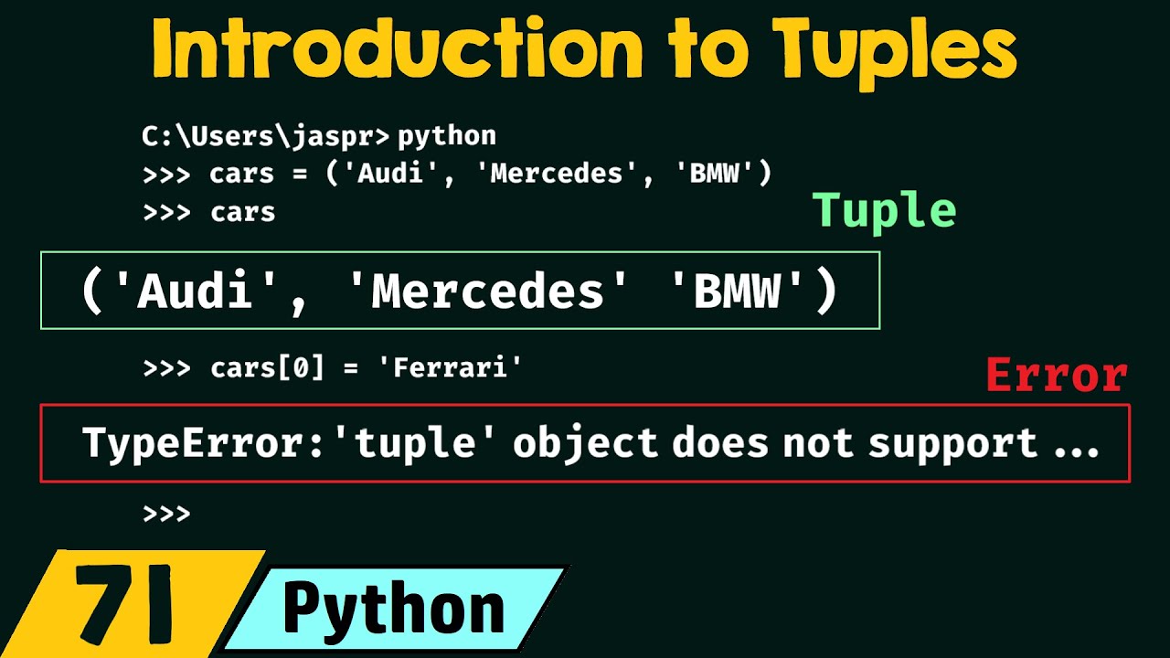 Master Python Tuples: A Beginner's Guide to Data Storage π
