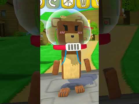 Super Bear Turns into SpongeBob Sandy Cheeks