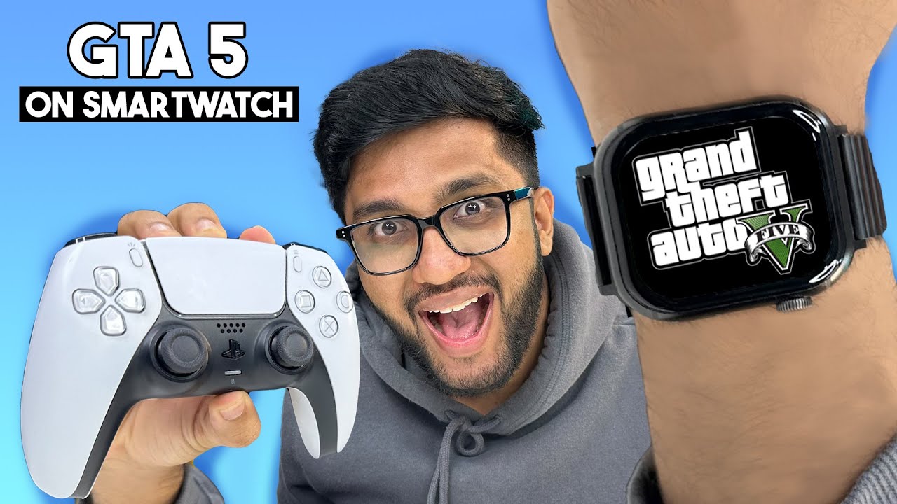 GTA 5 on Fire Boltt Dream Wristphone 🎮