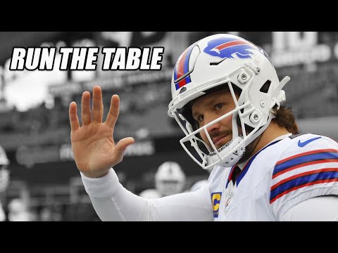 The Bye week is over... It's time for the Buffalo Bills to run the table