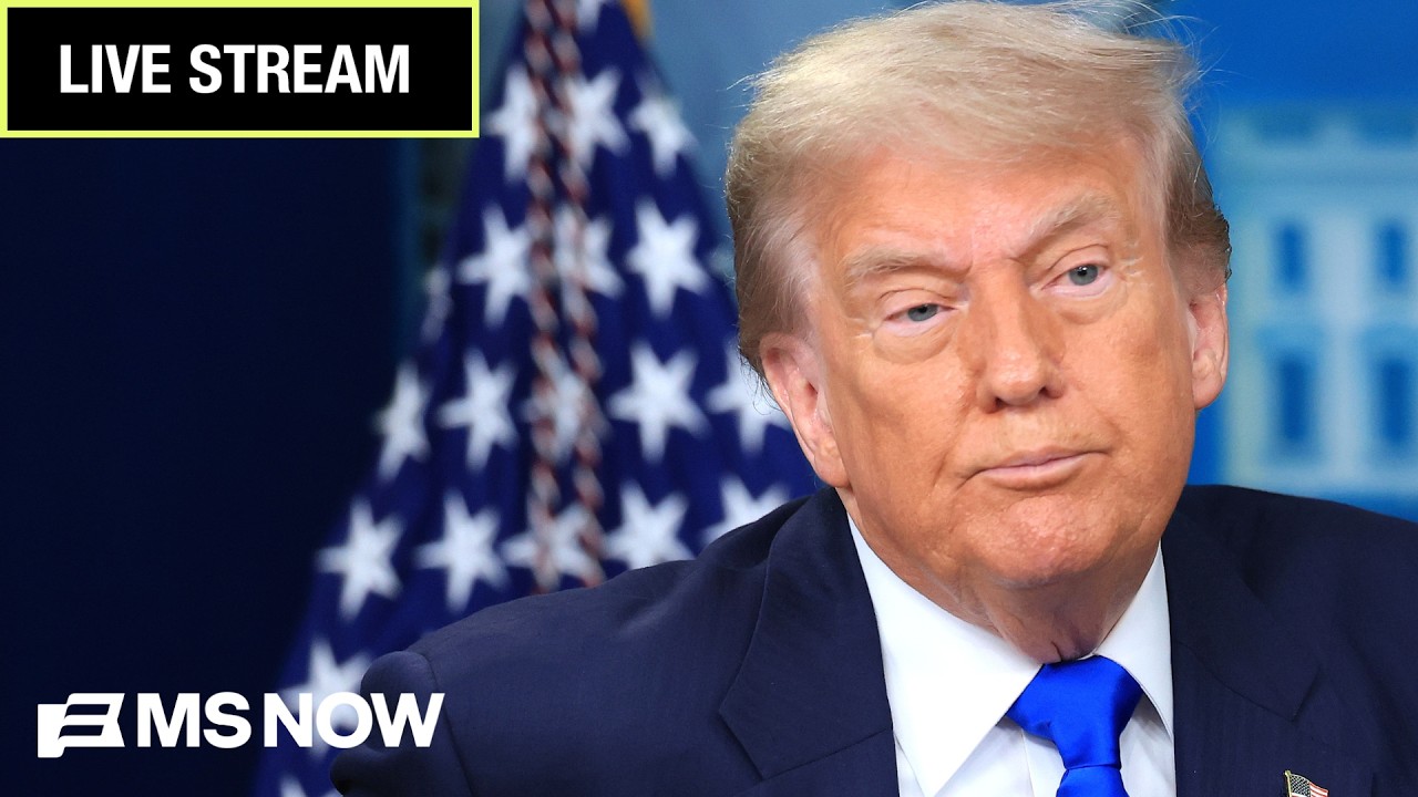 LIVE: President Trump holds news conference amid "unhinged" Iran social post