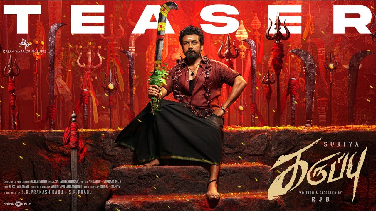 Karuppu (Tamil) Teaser: Suriya & Trisha in a Thrilling New Film 🎬