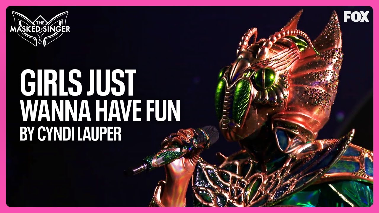 Scarab's Energetic 'Girls Just Want to Have Fun' 🎤 | Masked Singer S14