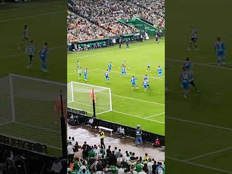 Abde!! completamente solo..... Betis-Alto. de Madrid! 27-10-25 #realbetis #football