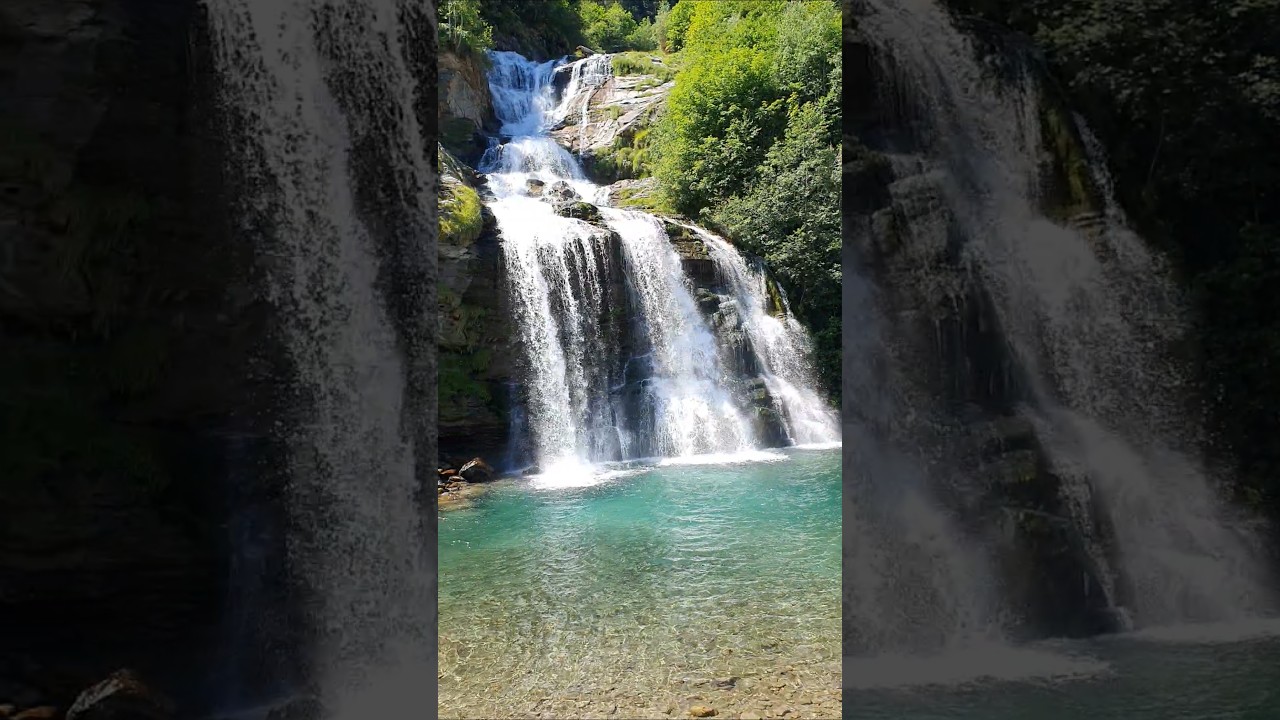 Faido Waterfall in Ticino 🌊