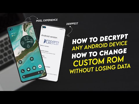 Decrypt Any Android Device And Change Custom Rom Without Losing Data | How to decrypt any device