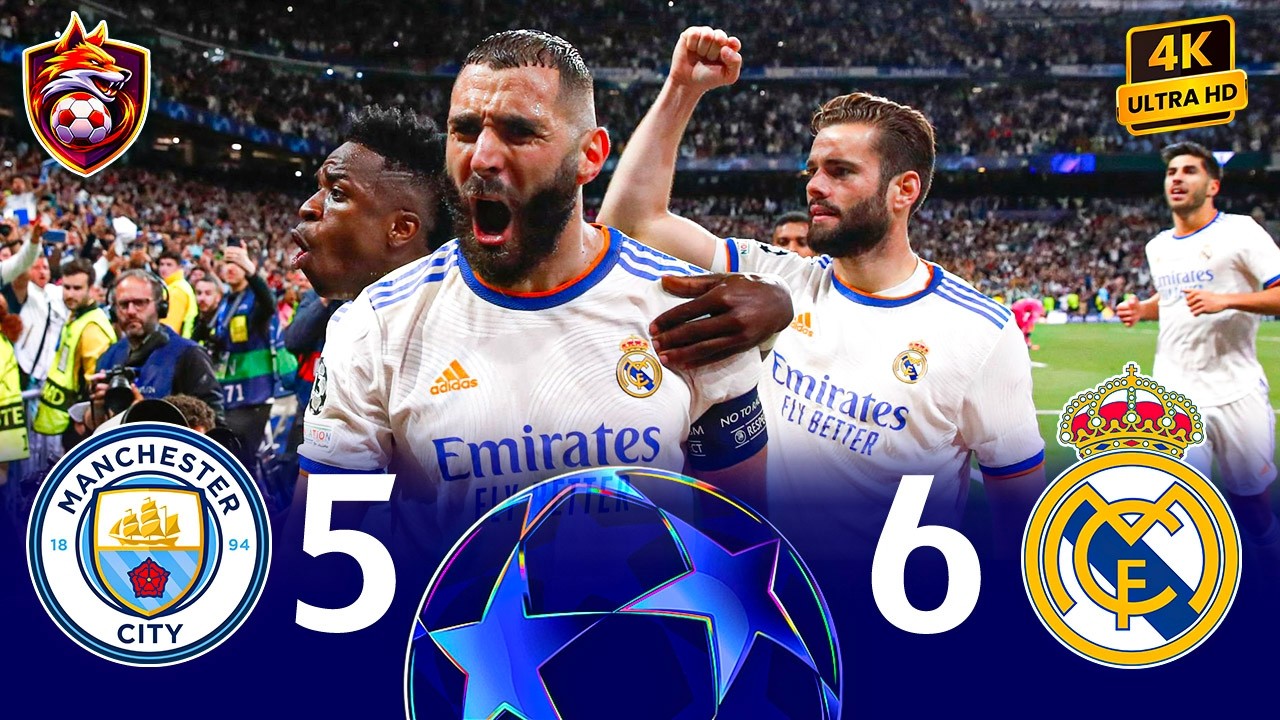 Real Madrid's Epic 6-5 Comeback vs Man City ⚽
