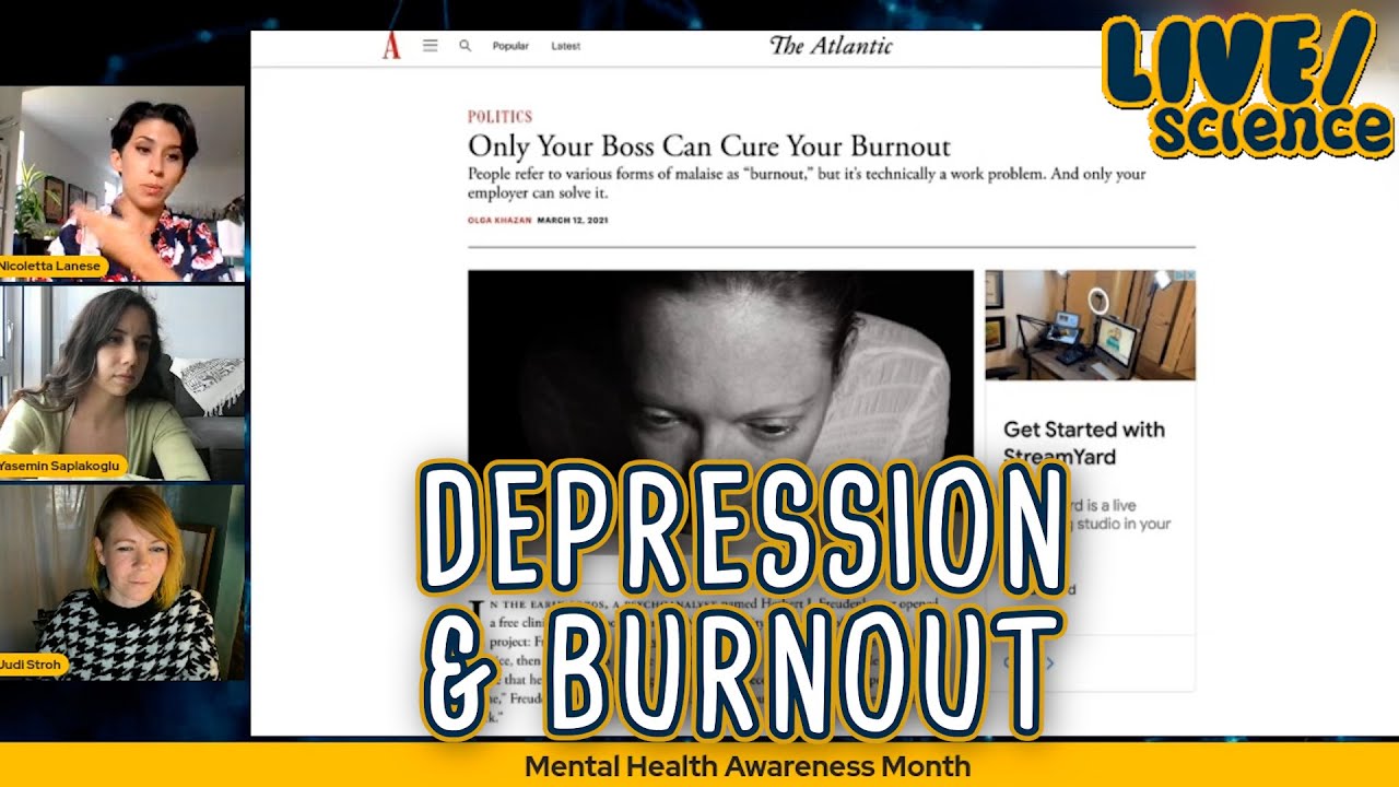 Live Science on Depression & Burnout 🌱