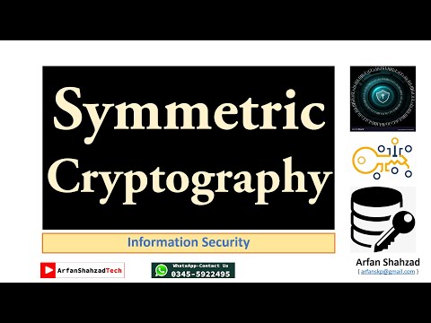Info. Sec. (06) Symmetric Cryptography by Arfan Shahzad
