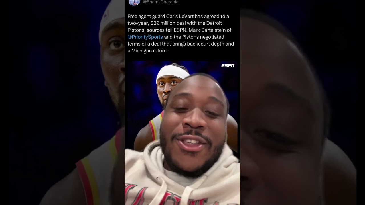 Caris LeVert Joins Detroit Pistons 🏀