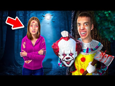 Ich pranke MEINE FREUNDIN als HORROR CLOWN! π (Halloween)