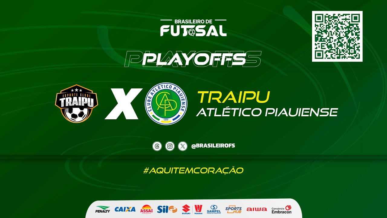 Futsal Brasileiro Final Volta: Traipu x Atlético Piauiense 🏆