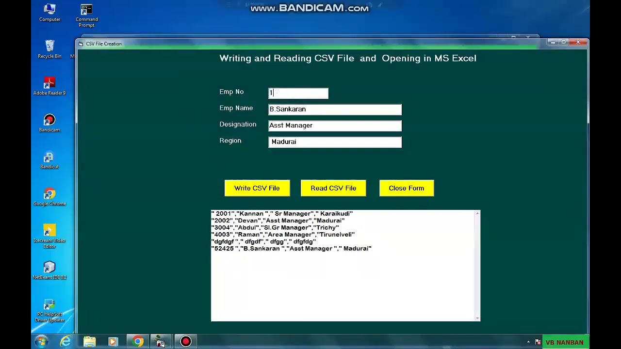 Create and Read CSV Files in VB6 📄