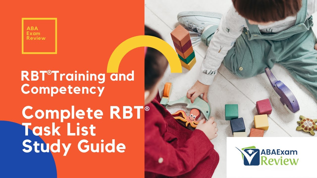RBT Task List Study Guide & Exam Prep 📚