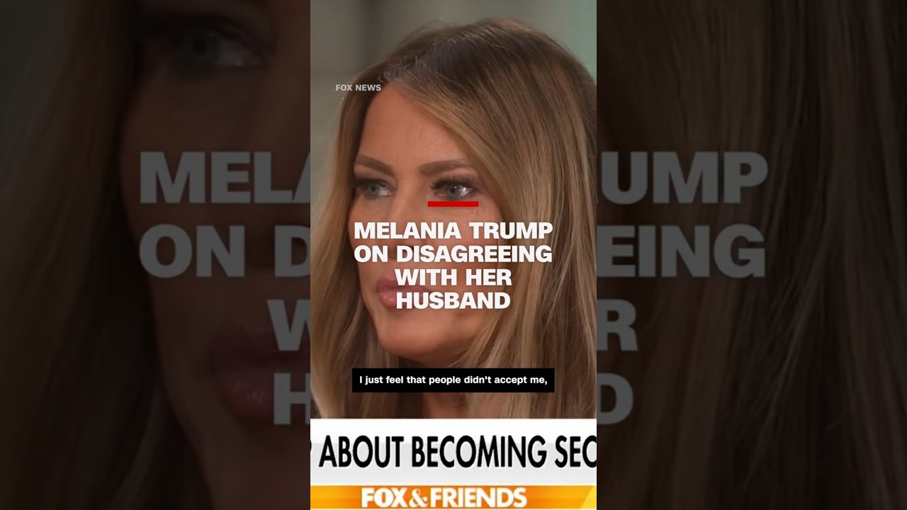 Melania Trump on Disagreeing with Husband 🤝