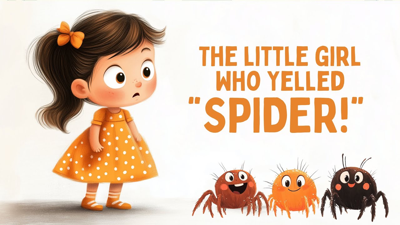 Girl Yells ‘Spider!’ 🕷️ A Fun Bedtime Story