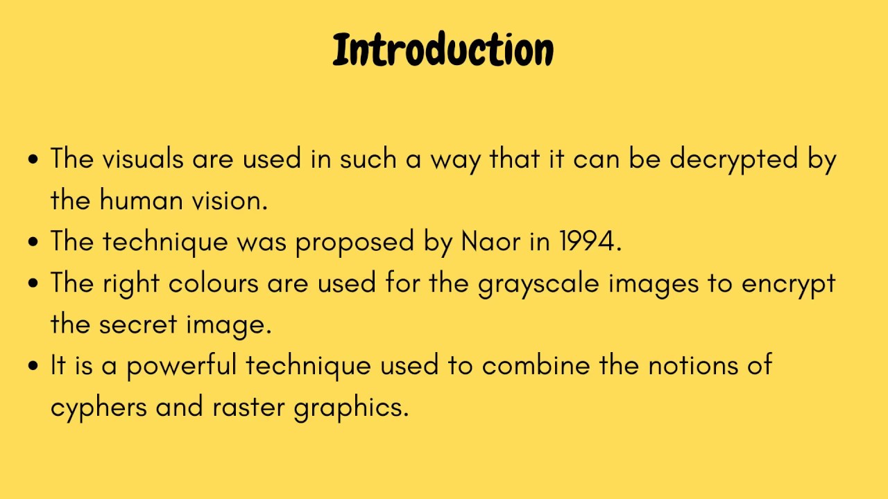 Learn Visual Cryptography with Expert Insights 🎥