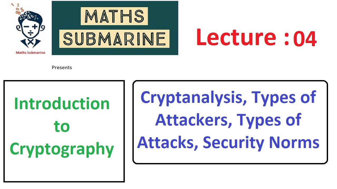 Cryptography Lecture 04: Understanding Cryptanalysis, Attackers & Security Norms 🔐