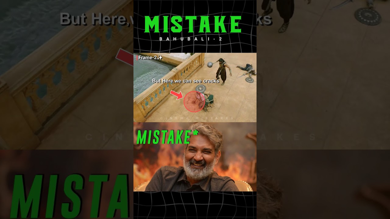 Bahubali 2 Movie Mistake by SS Rajamouli 🎬