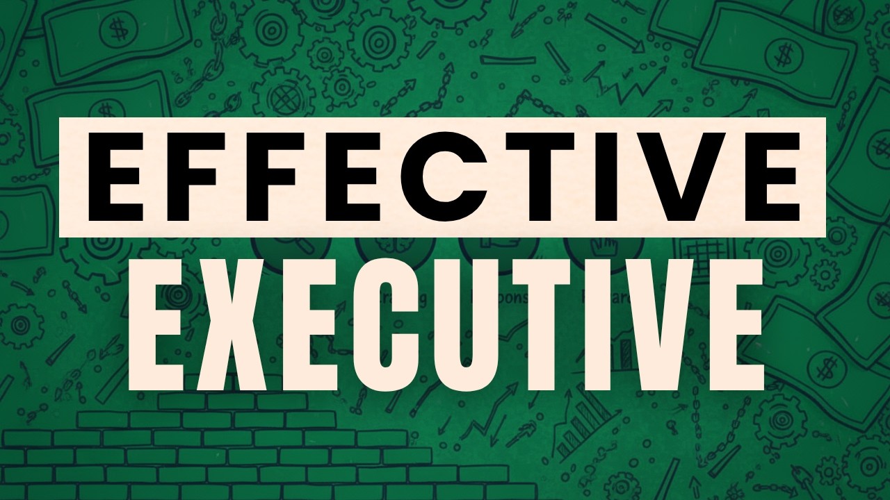 Every Smart Person I Know Has a NOT-TO-DO List [The Effective Executive - Peter Drucker]