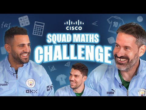 MAN CITY MATHS GAMESHOW! Is Riyad Mahrez a Human Calculator?