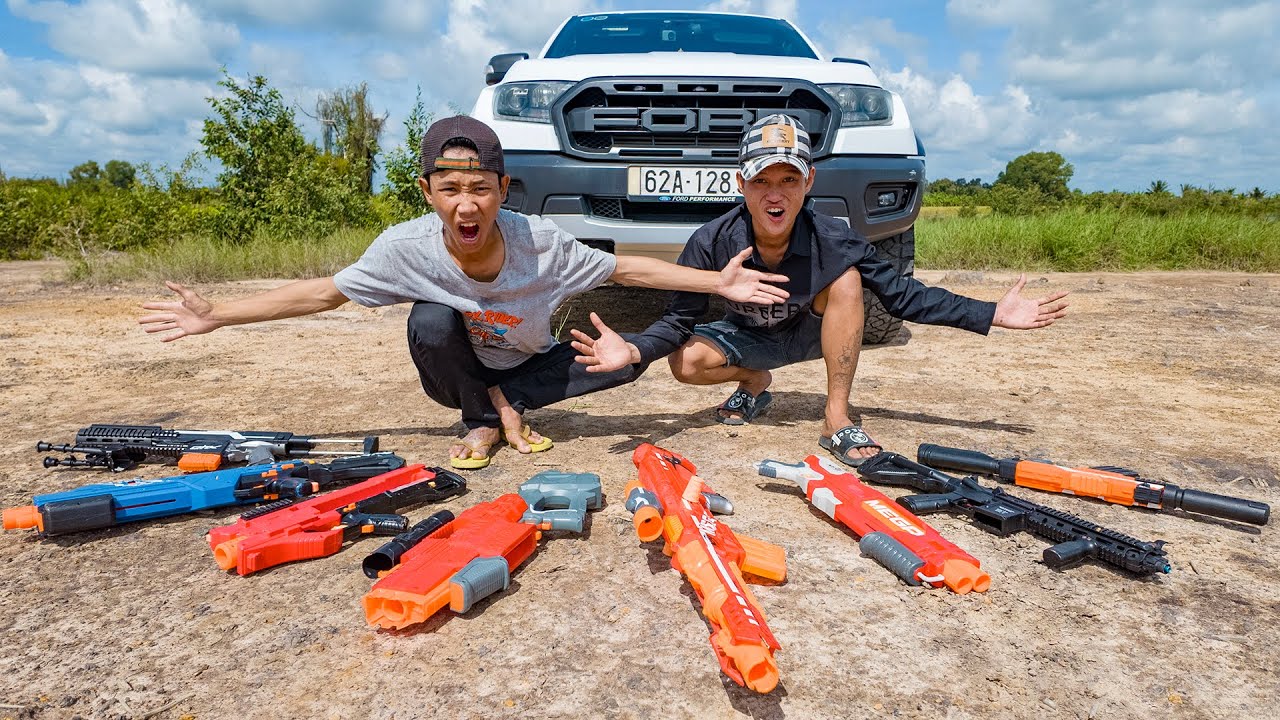 NERF WAR GUN COLLECTION BỘ SƯU TẬP SÚNG 7