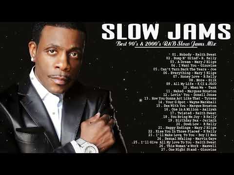 R&B Slow Jams Music   Best 90's Slow Jams Mix   Keith Sweat, Keith Sweat, Mary J Blige,Aaliyah