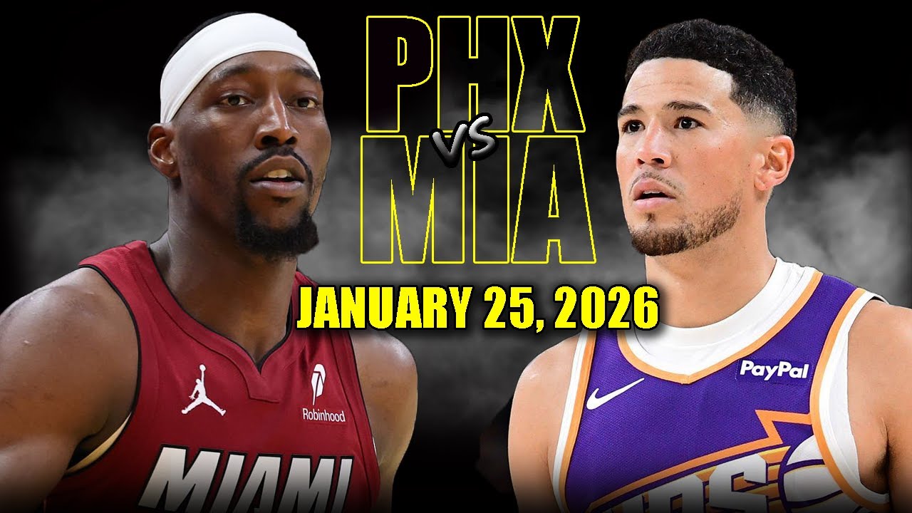 Phoenix Suns vs Miami Heat Full Game Highlights (Jan 25, 2026)