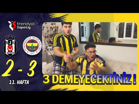 FANATİK 2 KARDEŞ FENERBAHÇE BEŞİKTAŞ DERBİSİNİ İZLERSE - BEŞİKTAŞ 2-3 FENERBAHÇE
