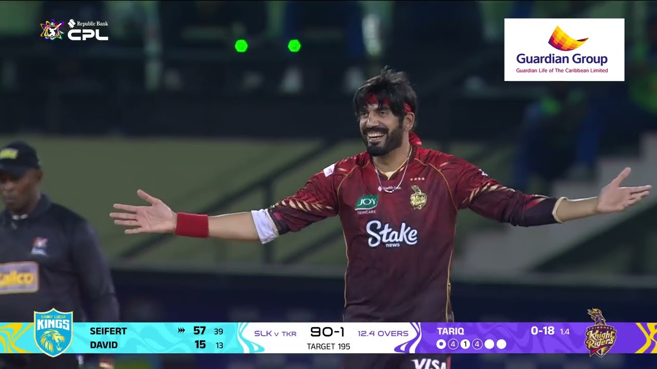 Usman Tariq's Spectacular Double Wicket Haul in CPL 2025! 🔥