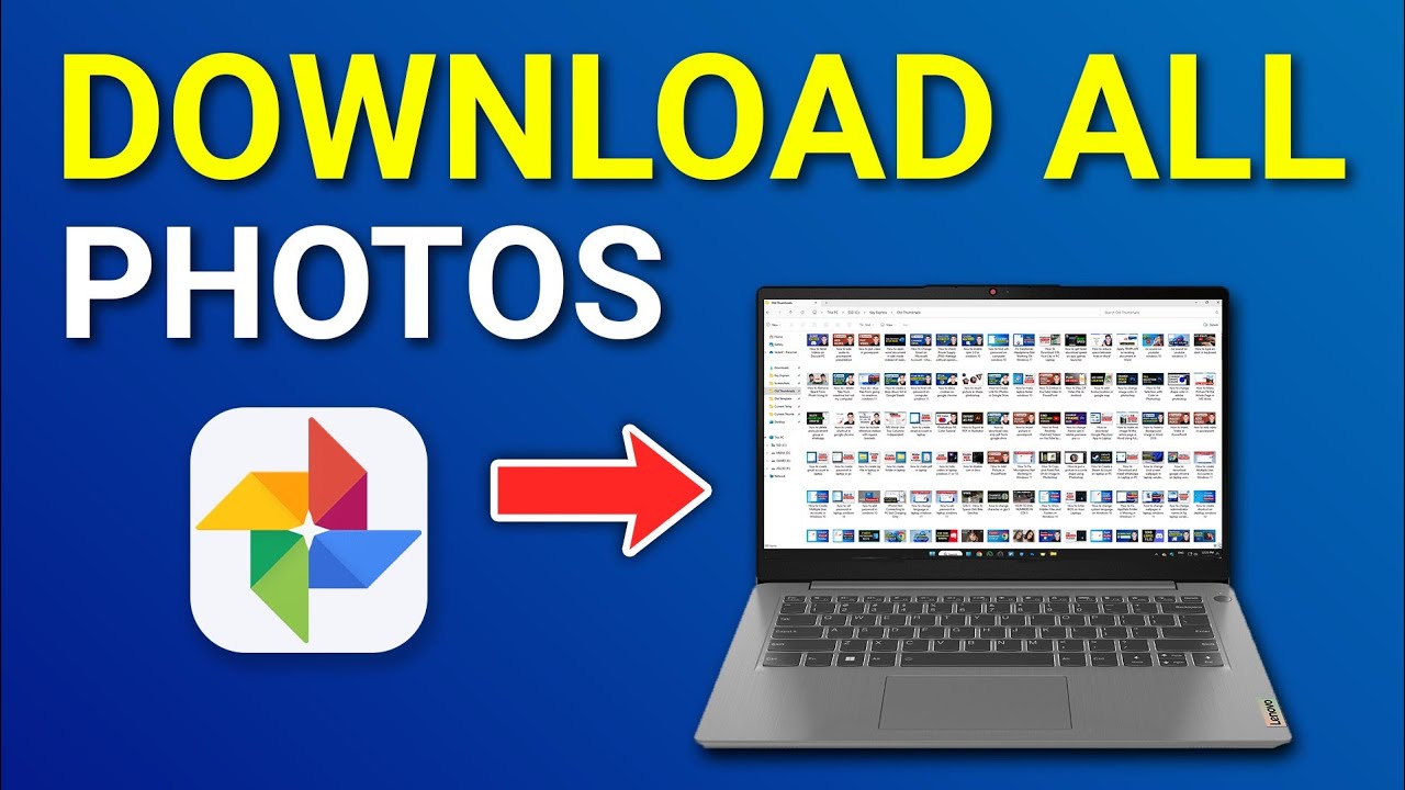 Download All Google Photos to PC in 1 Click π₯