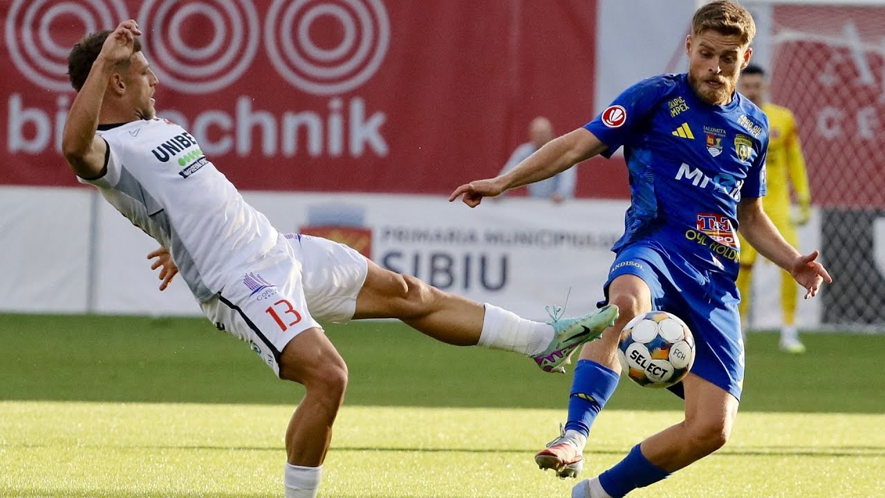 Rezumat: Slobozia învinge Hermannstadt 2-0 și urcă în play-off 🏆