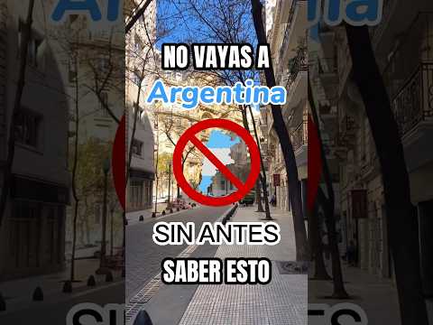 No vayas a Argentina sin antes saber esto 🇦🇷 #travel #travellife #travelbucketlist #argentina