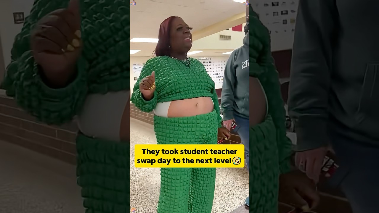 Teachers Dress as Students for a Funny Day 🤣