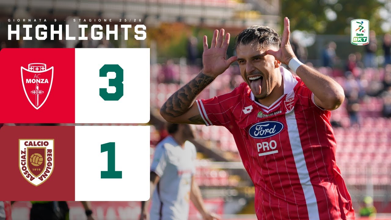 Monza Beats Reggiana 3-1 with Mota and Izzo Stars ⚽️