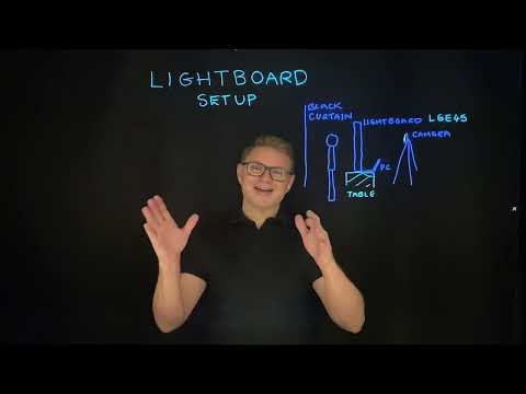 Lightboard Tips - Home Studio Setup | Learning Glass Europe