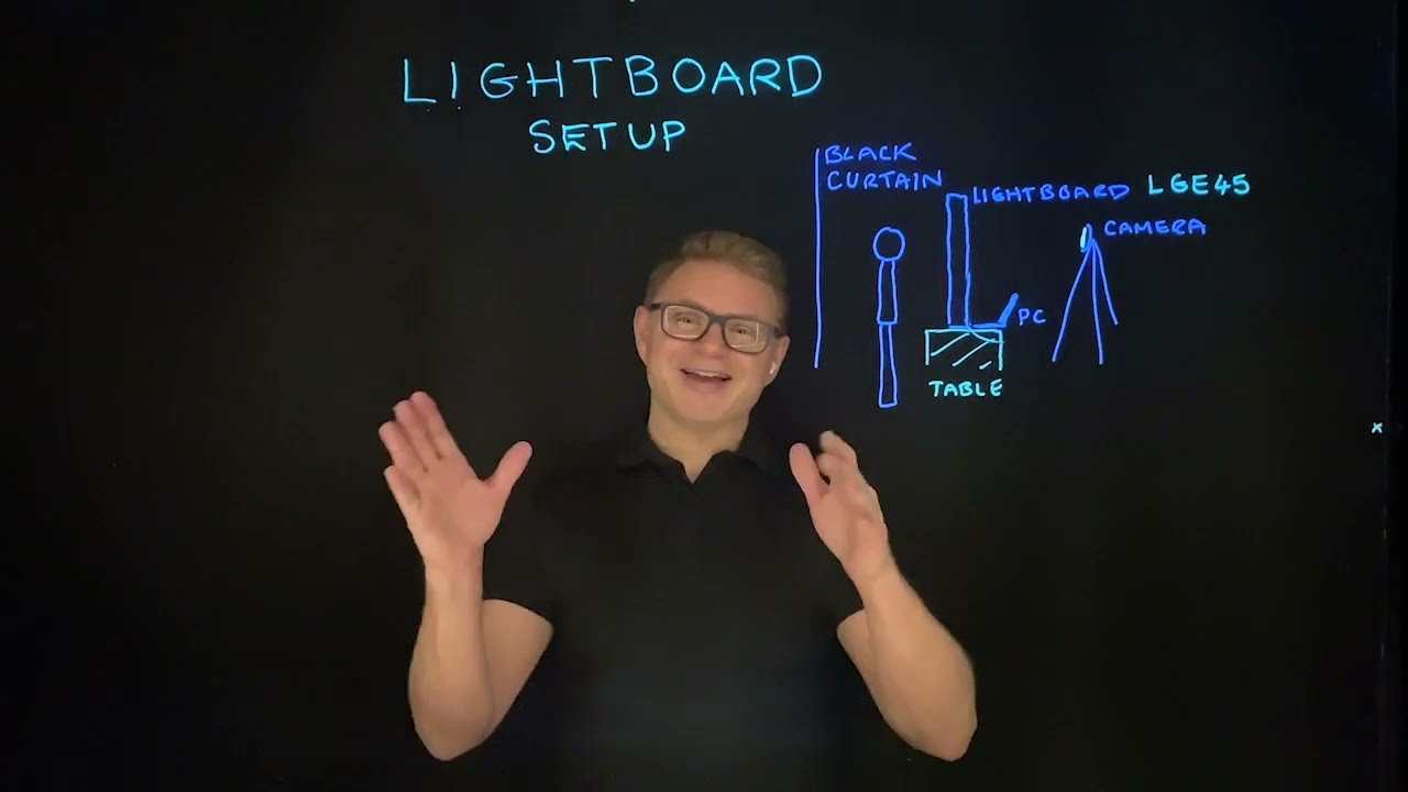 Easy Home Lightboard Setup Tips for Effective Online Teaching 🎥