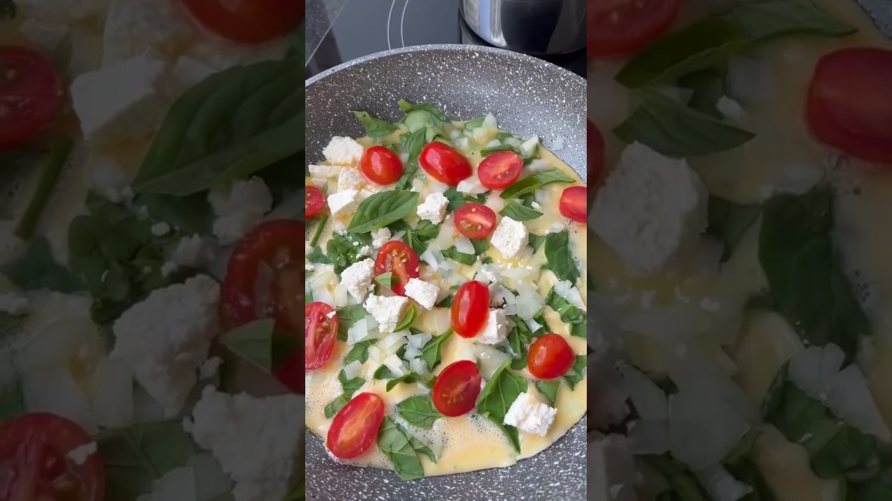 Omelete de espinafre - RECEITA SAUDÁVEL E GOSTOSA #emagrecimento #vidasaudavel #emagrecer #omelete