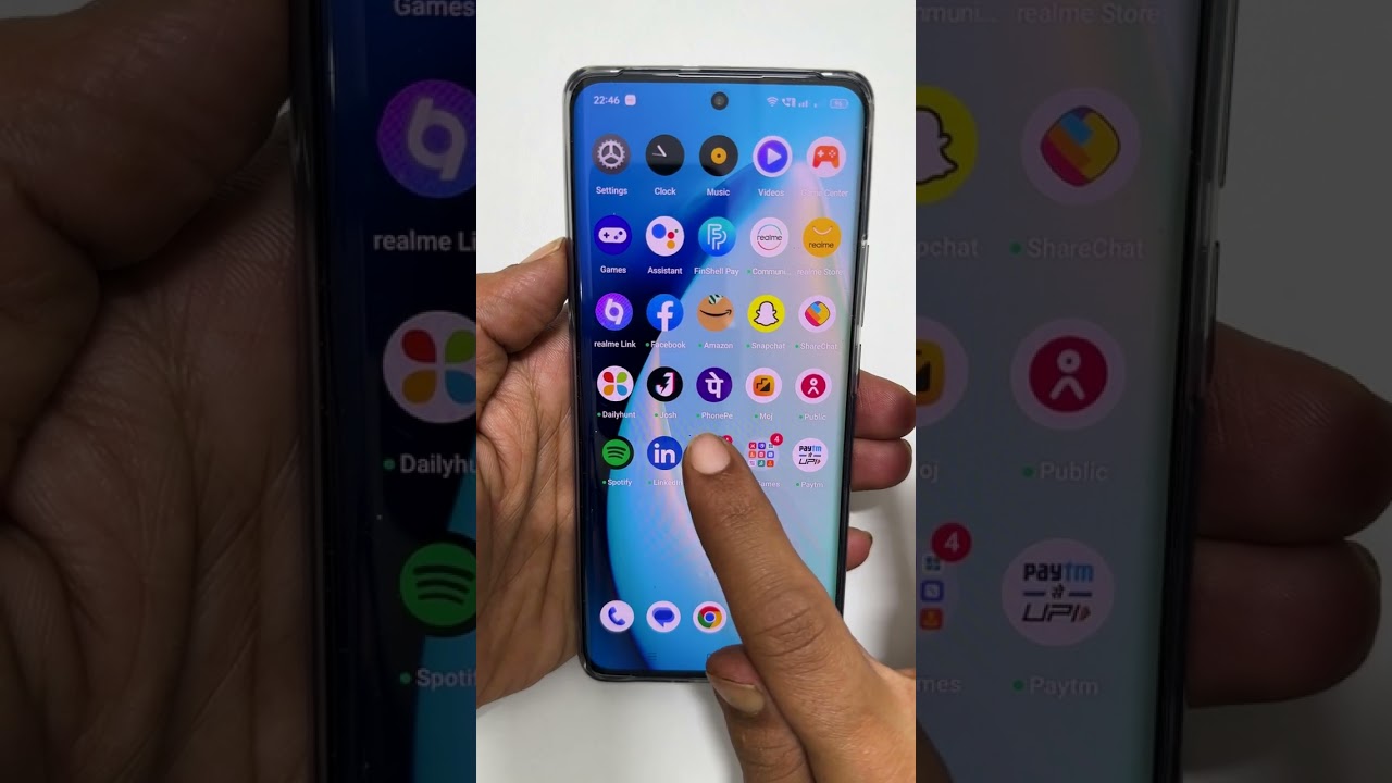 Realme 10 Pro Plus: Remove Hot Apps & Games Folders