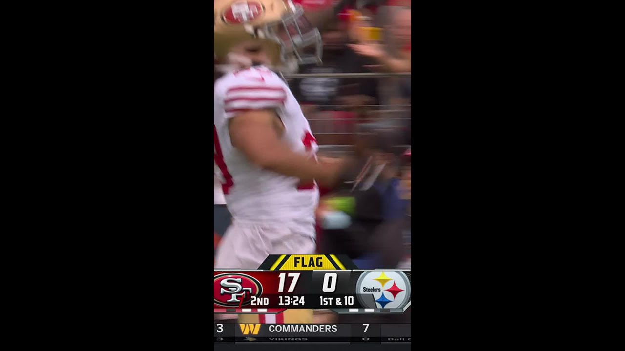 Talanoa Hufanga with a Tackle For Loss vs. Pittsburgh Steelers