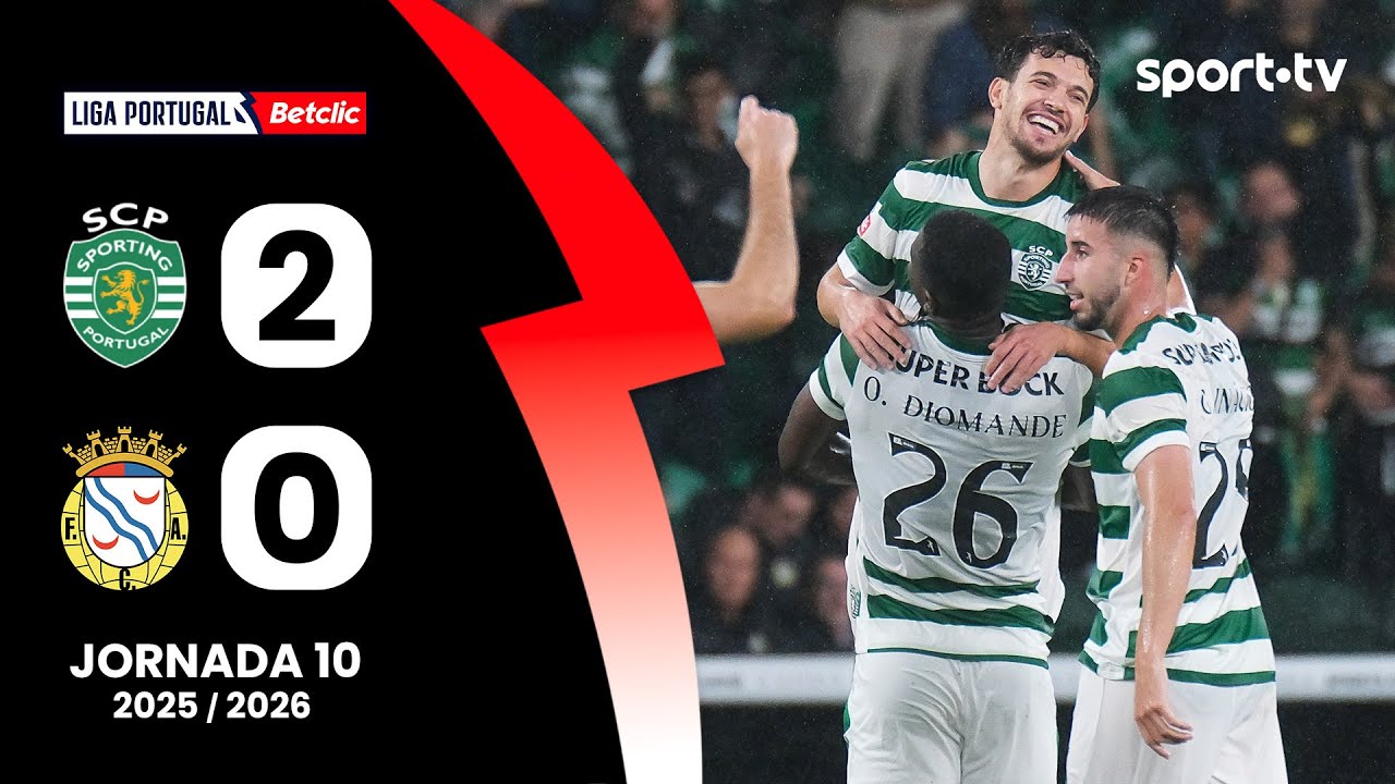 Sporting 2-0 Alverca - Liga Portugal Betclic | Sport TV