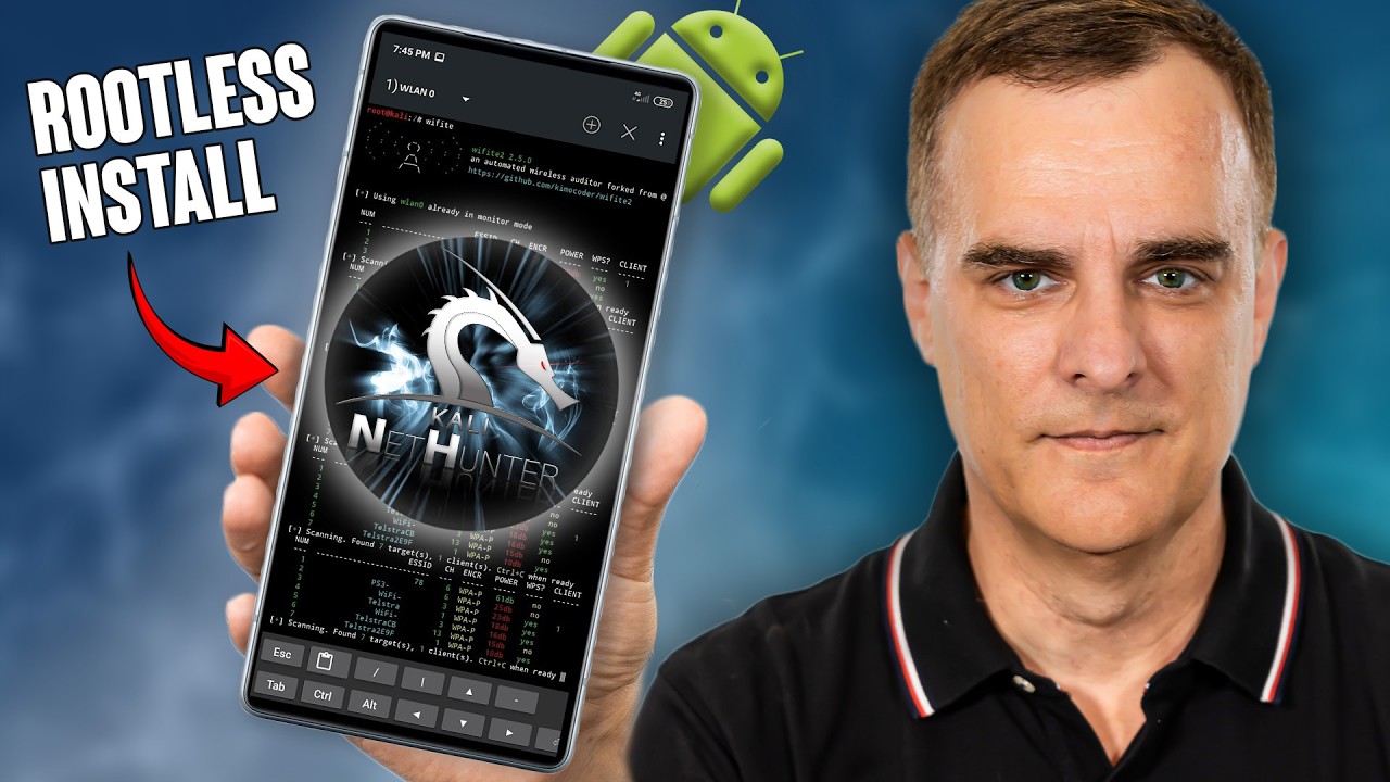Quick & Easy Rootless Kali Linux NetHunter Install on Android 15 🚀