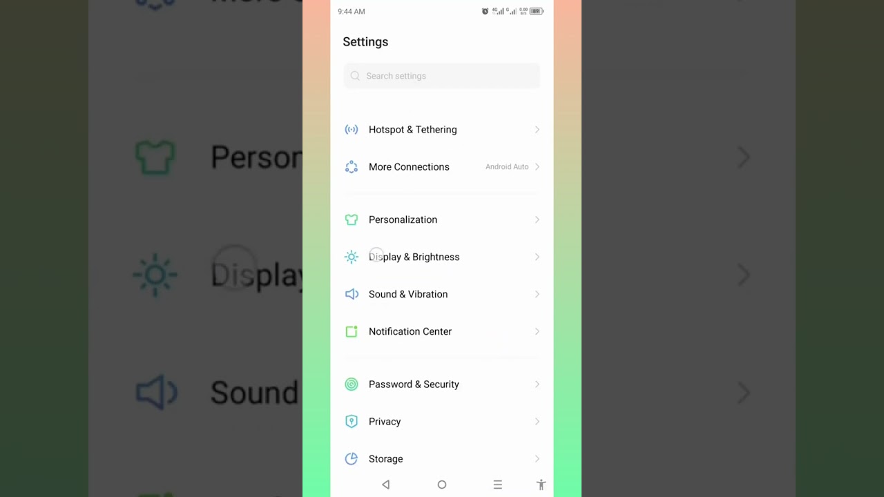 Managing Notification Icons on the Status Bar