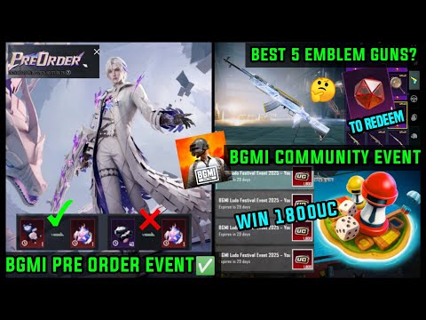 BGMI BEST MYTHIC FORGE GUN SKIN ?🔴 BGMI LUDO FREE UC EVENT🔴 NEXT ULTIMATE PRE ORDER EVENT 4.0