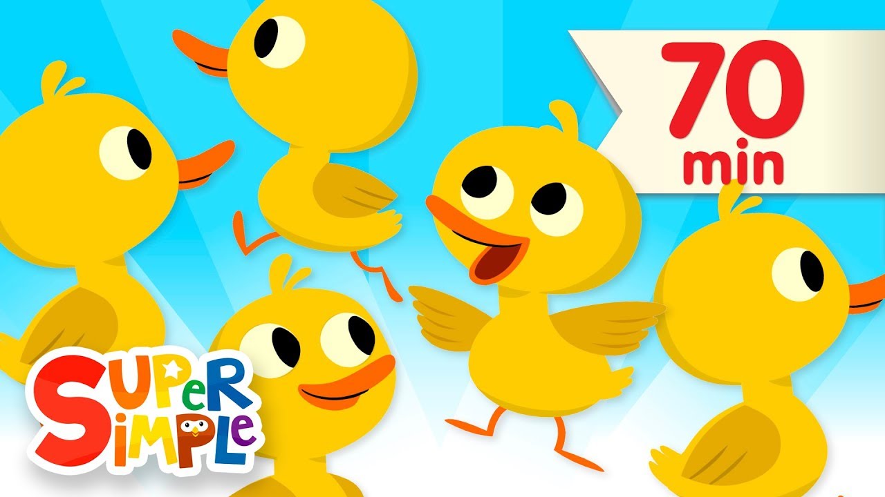 Five Little Ducks and More | Kids Songs and Nursery Rhymes | Super Simple Songs