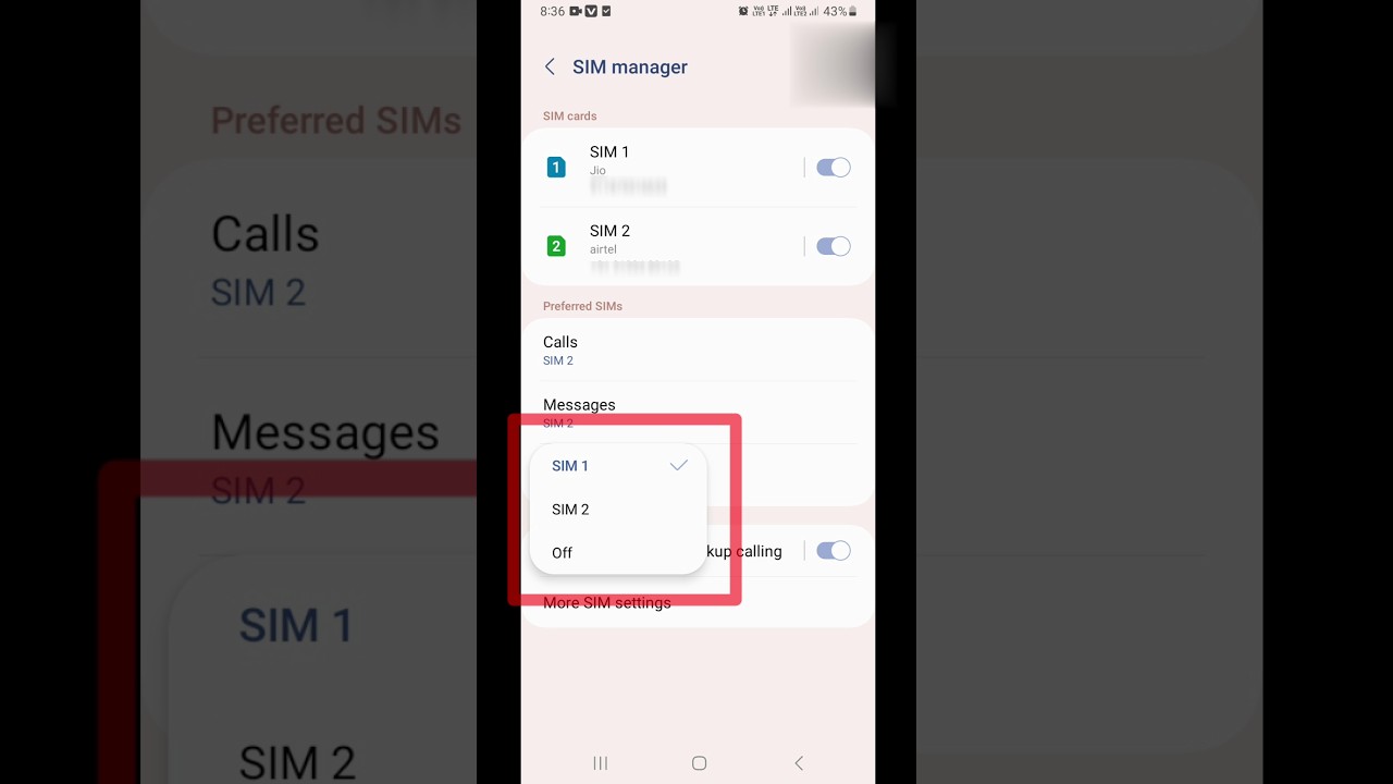 Switch Mobile Data from SIM 1 to SIM 2 π±