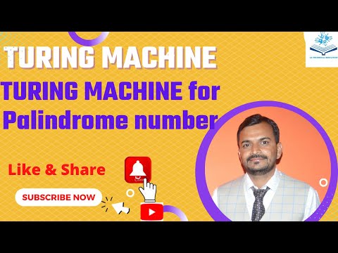 Turing Machine for Palindrome Number | TOC | Unit-5 | Lecture -5