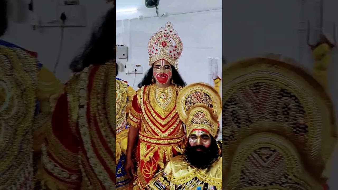 रावण मेकअप 🔥 | रामलीला और दहन का मजेदार वीडियो