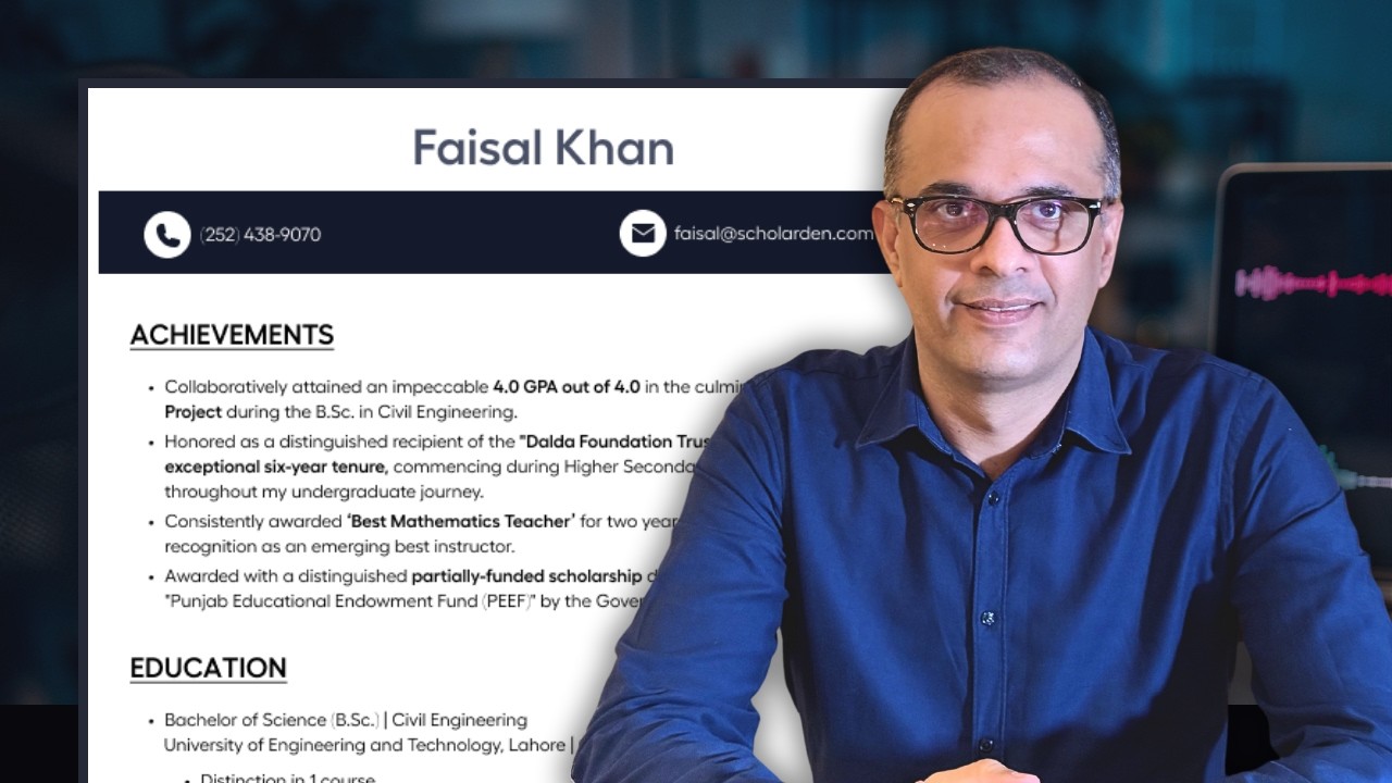 How to write an impressive CV for scholarships