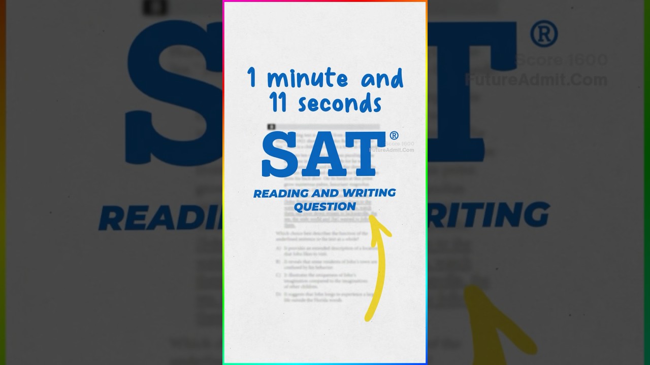 Top SAT Reading Strategy 🤐